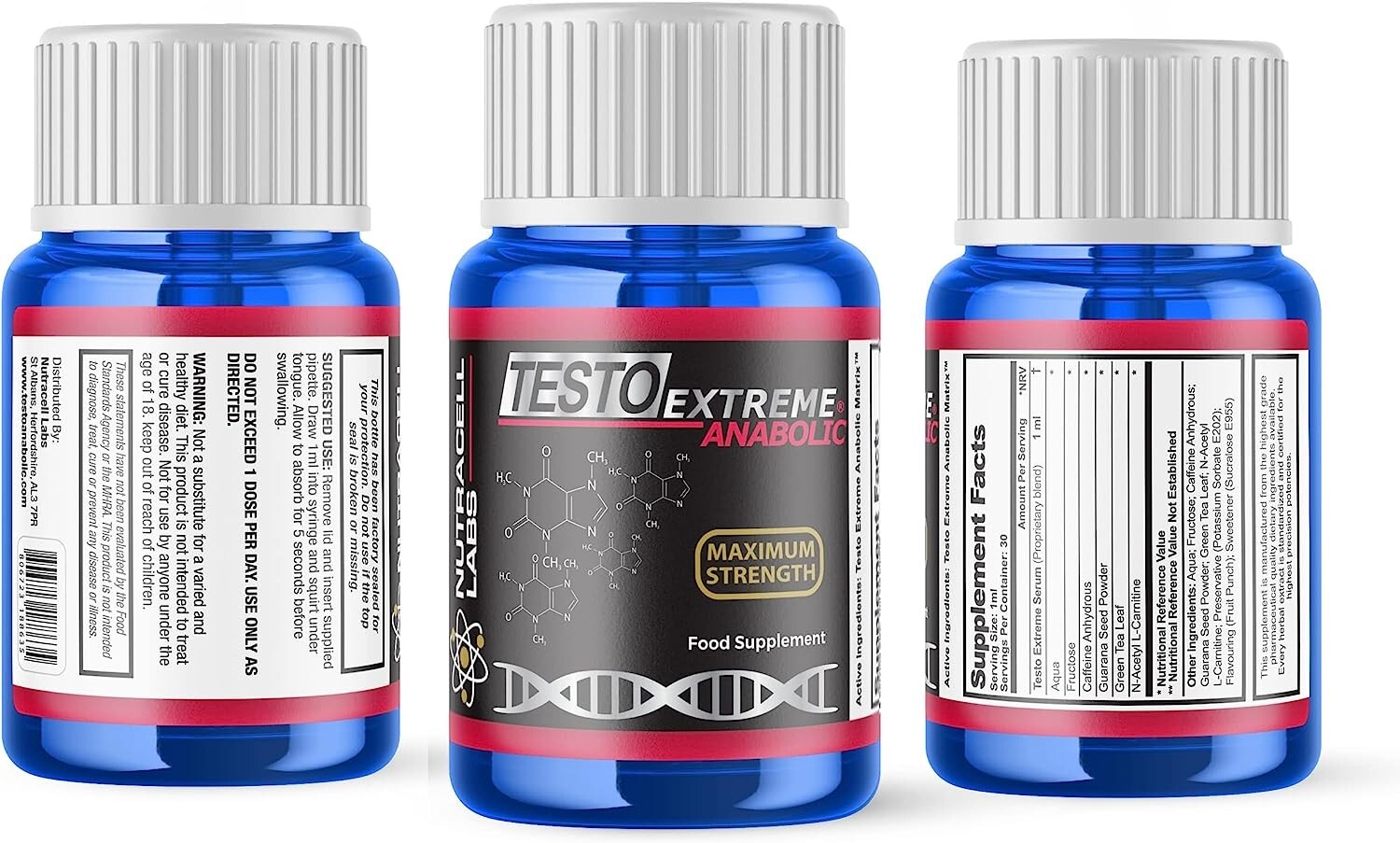 PRO Muscle GAIN TEST BOOSTER Legal STRENGTH DIETARY SUPPLEMENT Serum $69.99