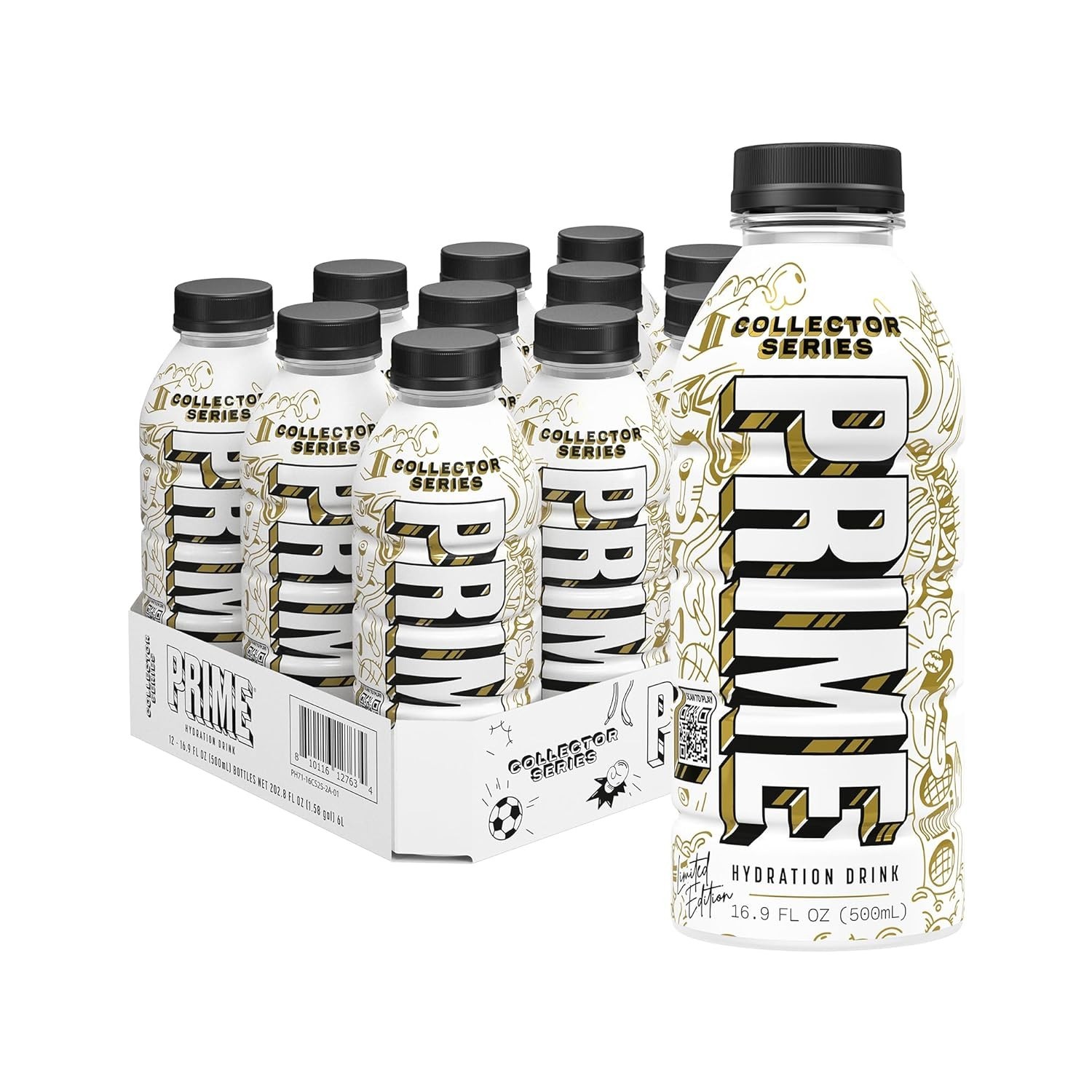 PRIME Hydration – Electrolyte Sports Drink – Collector Series (12 Bottles)