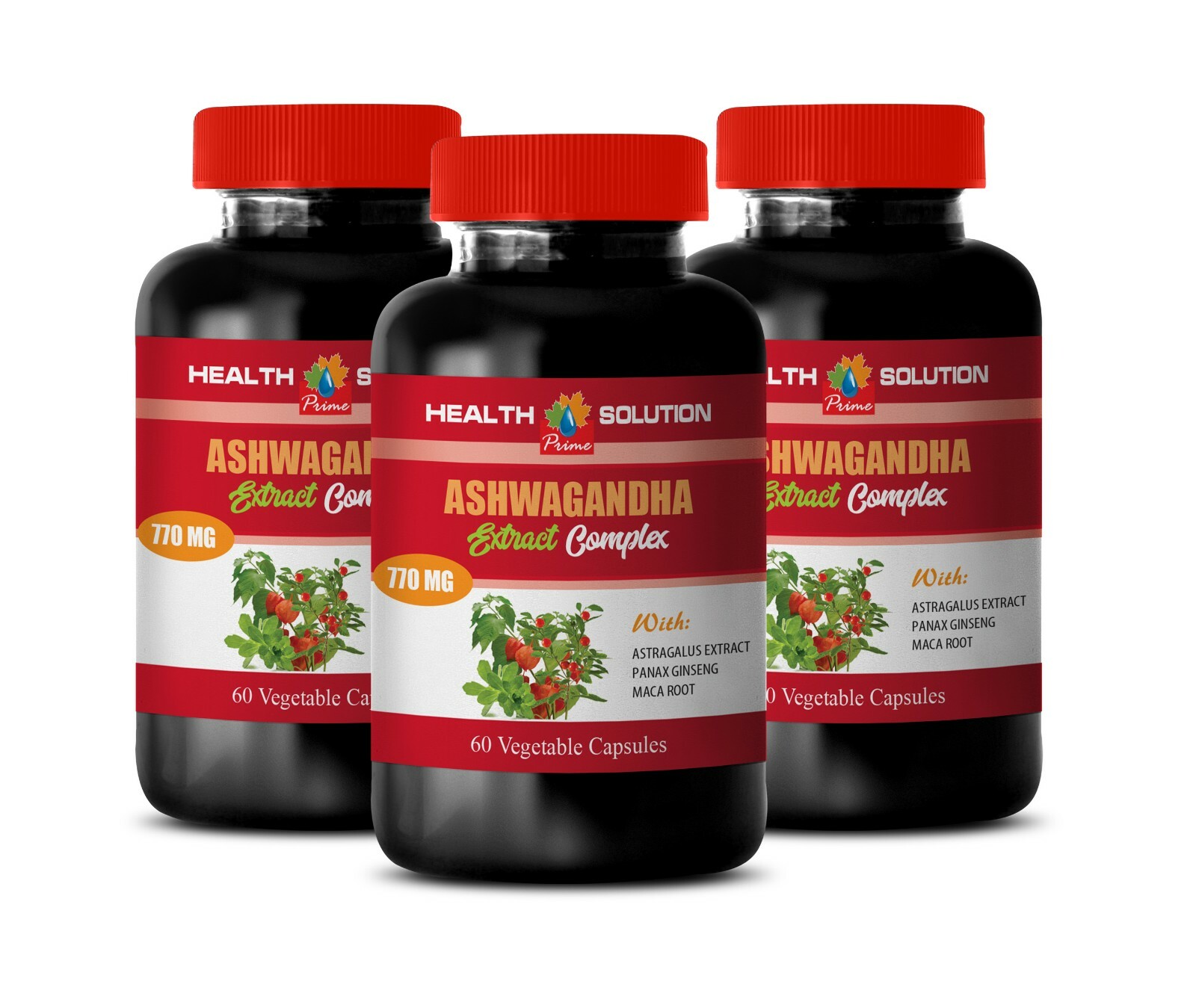 indian ginseng extract capsules – ASHWAGANDHA ROOT 770mg – weight loss 3B