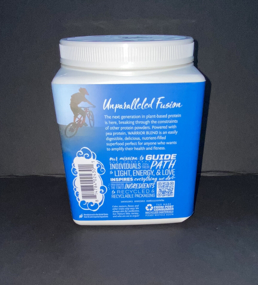 SUNWARRIOR PLANT BASED VANILLA PROTEIN POWDER (NEW SEALED) EXP 02-2025