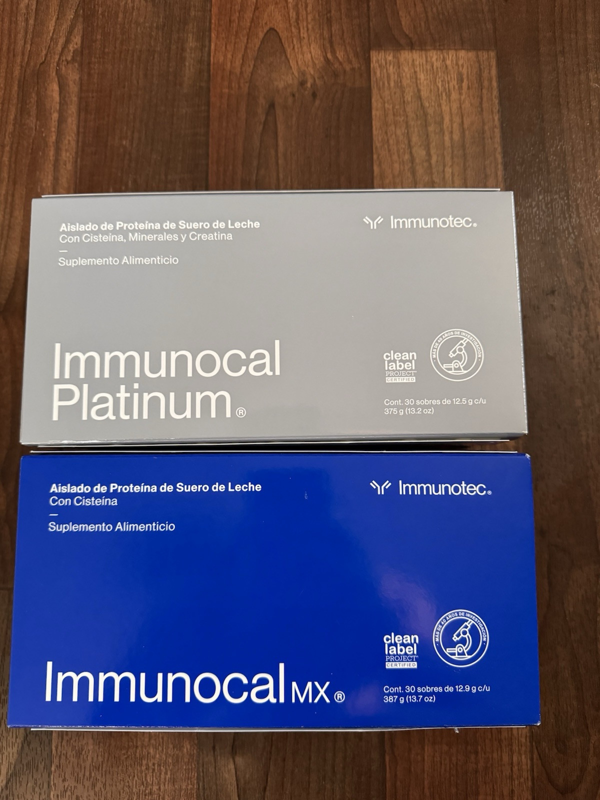 1 Immunocal MX 1 Immunocal Platinum