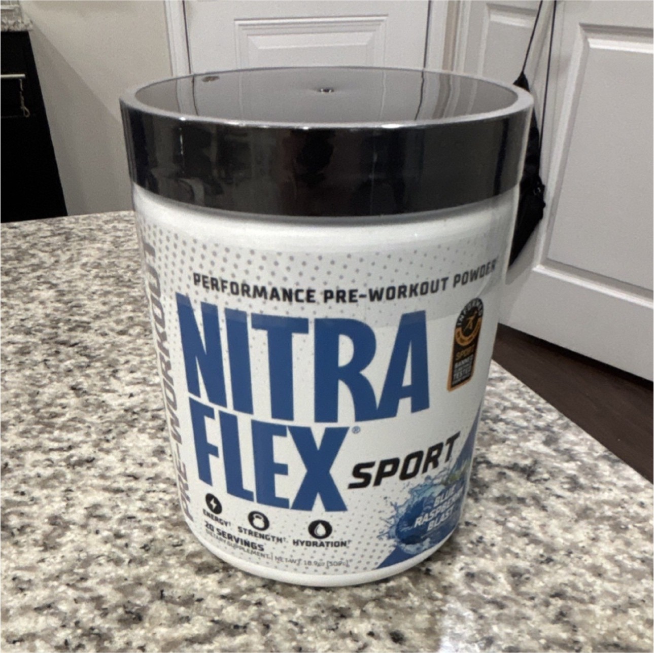 GAT Sport Nitraflex Sport Pre-Workout Powder Gym & Training Blue Raspberry