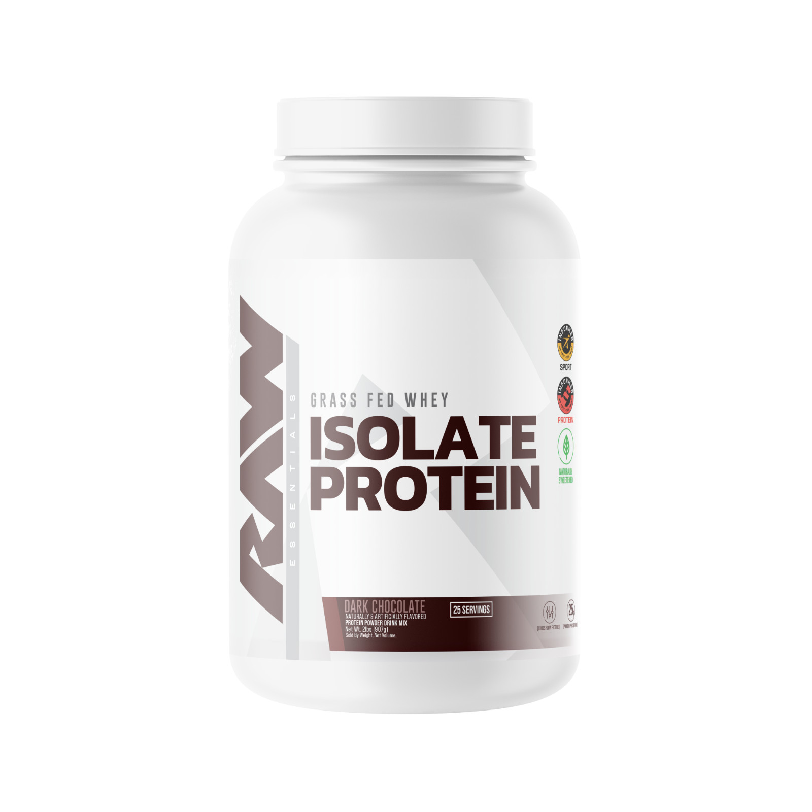 GET RAW NUTRITION GRASS FED WHEY ISOLATE PROTEIN Lean Muscle Mass 25g Pure