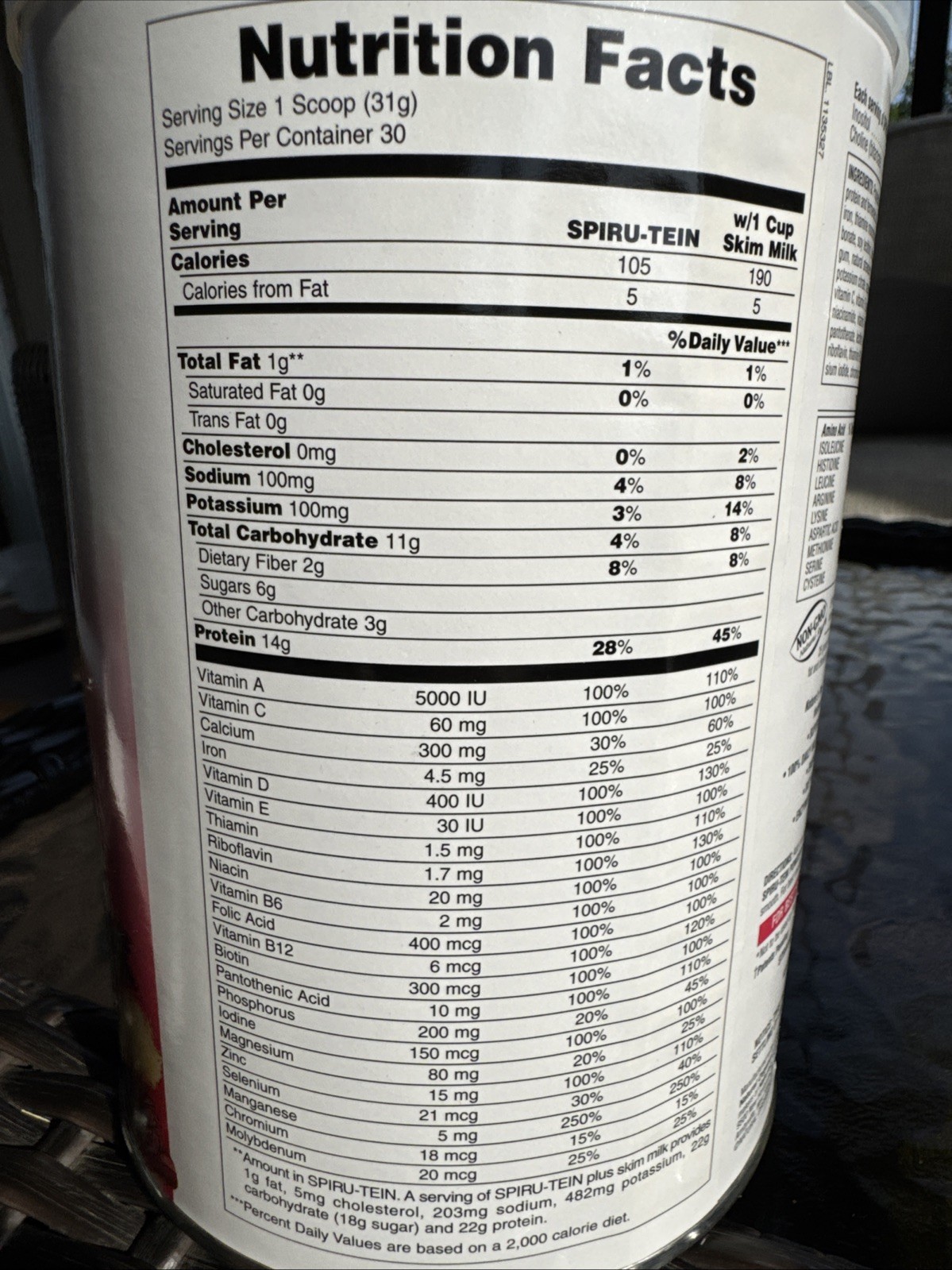 Nature’s Plus Spiru-tein Strawberry Shortcake Energy Meal 2.05 Lbs x 3 packs