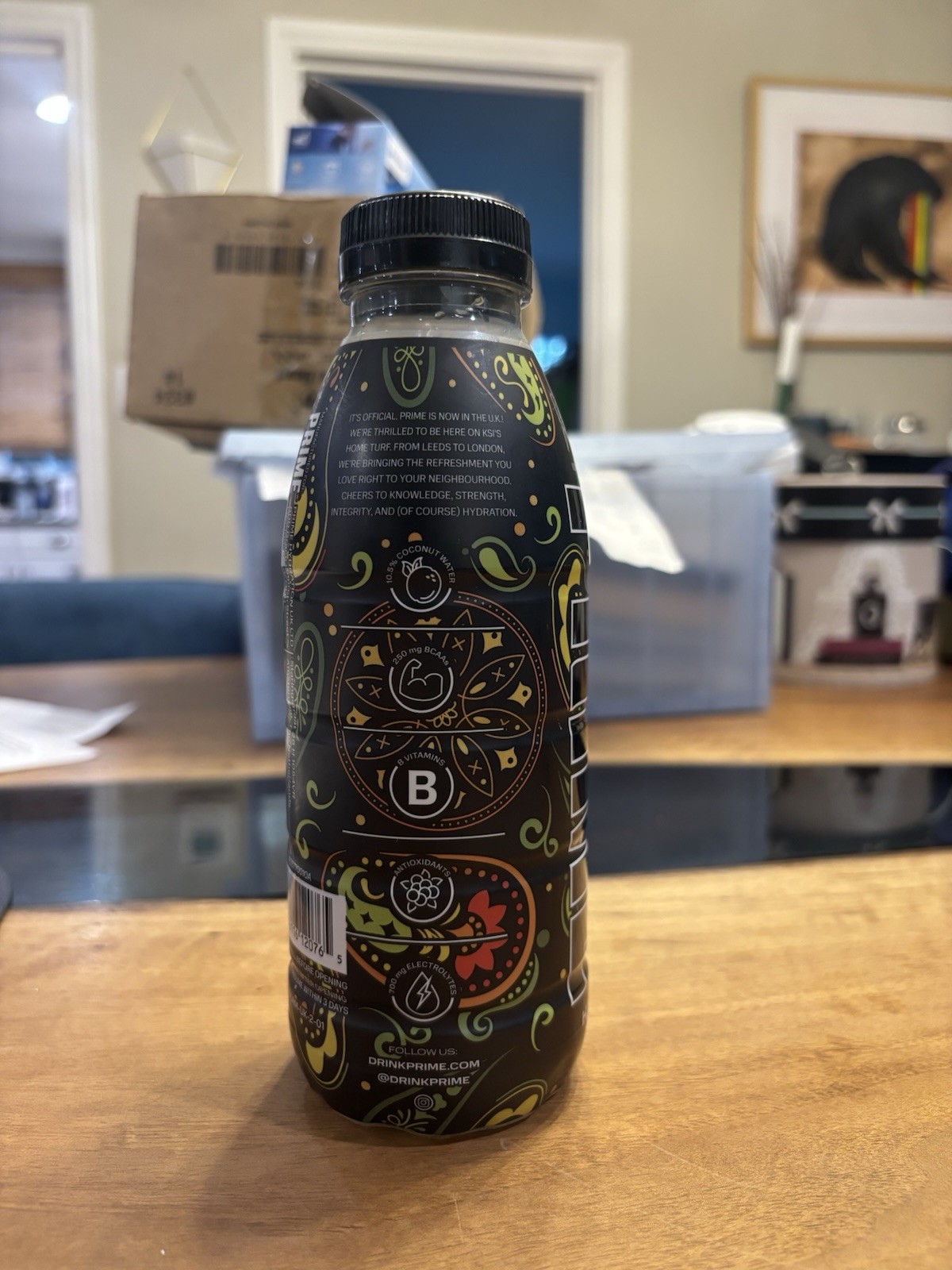 PRIME Hydration Drink Orange & Mango 500 mL w/ Coconut Water, BCAA, B6 B12