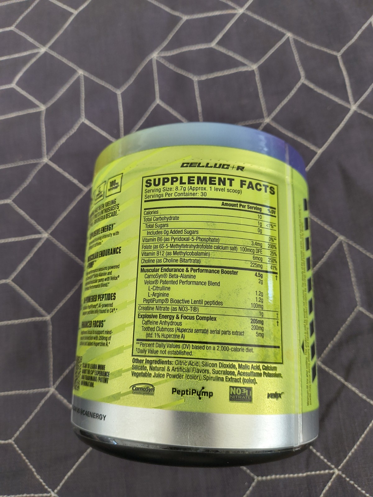 C4® Original, Pre-Workout, Rainbow Blast, 9.2 oz (261 g) Bb 6/30/26