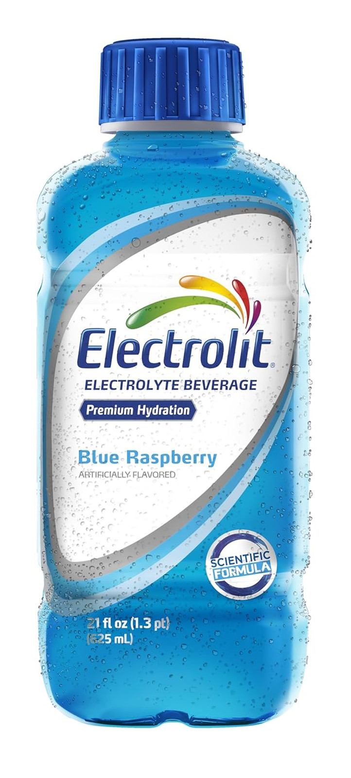 Electrolit, Electrolyte Beverage, Blue Raspberry, 21 Fl Oz Bottle (Pack of 12)