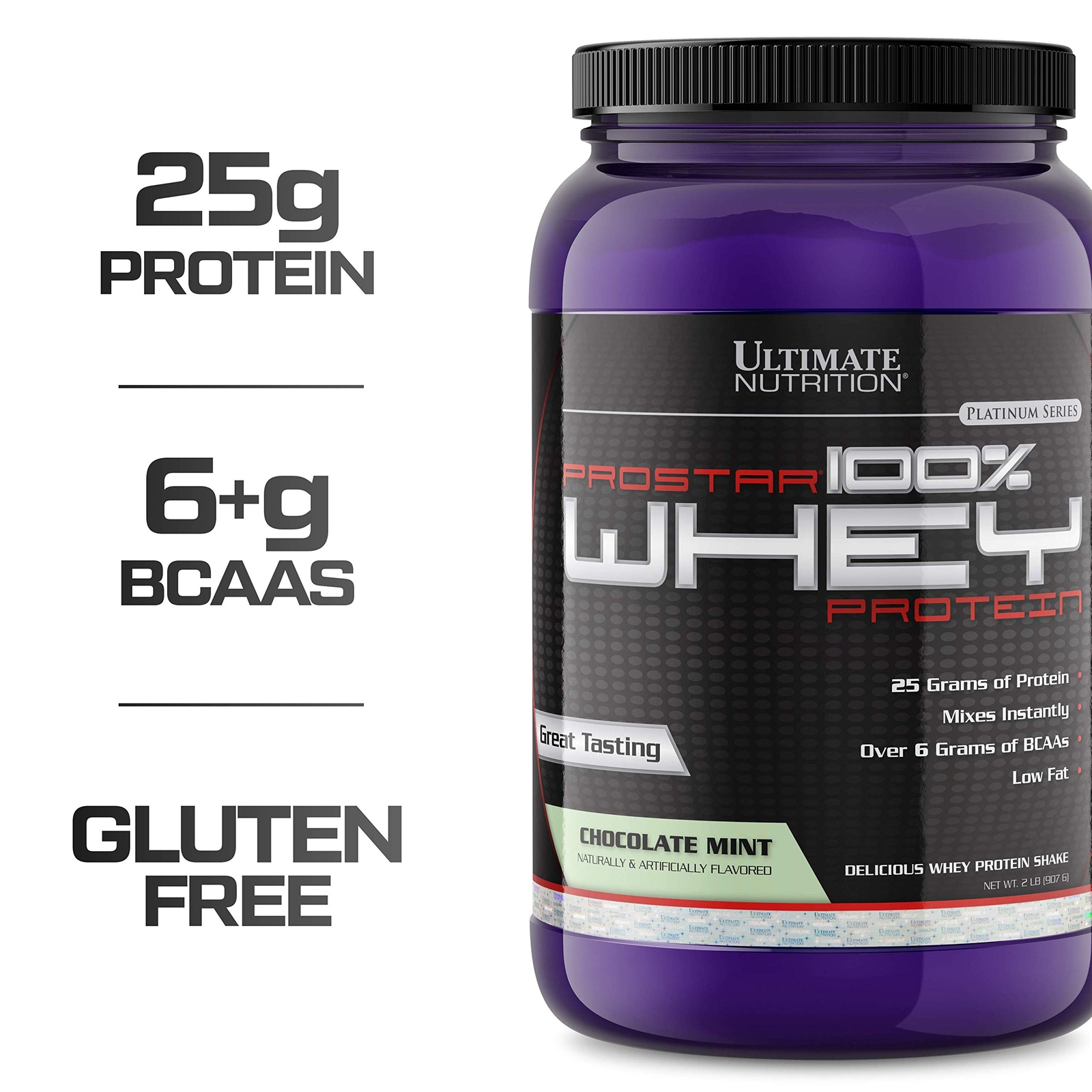 Prostar Whey Protein Powder 25 gm of Protein – 30 Servings, Chocolate Mint
