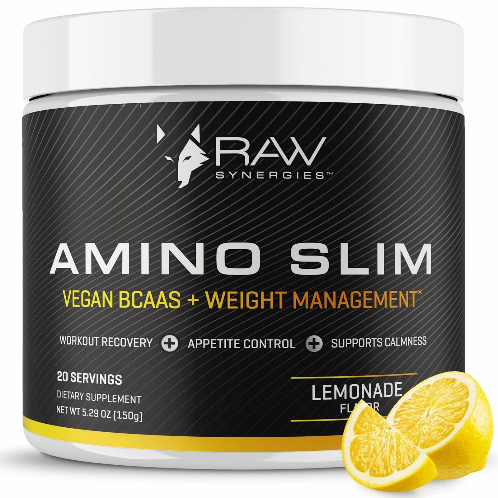 RAW Synergies Amino Slim – Active Lifestyle 5.29 Ounce (Pack of 1), Orange