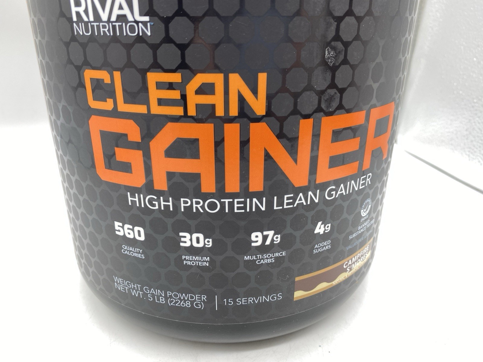 Rival Nutrition Clean Gainer High Protein -Campfire S’Mores 5Lbs