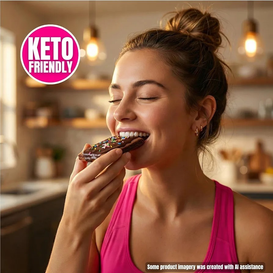 Legendary Foods Double Chocolate 22g Protein Pastry, Low Carb, 0g Sugar, Keto