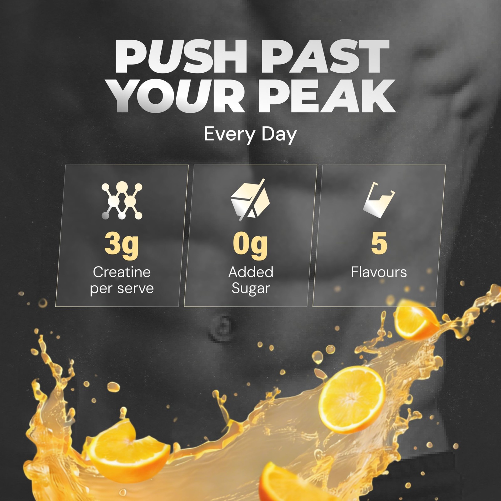 Nutrabay Creatine Monohydrate 120g Orange 3000mg Serving