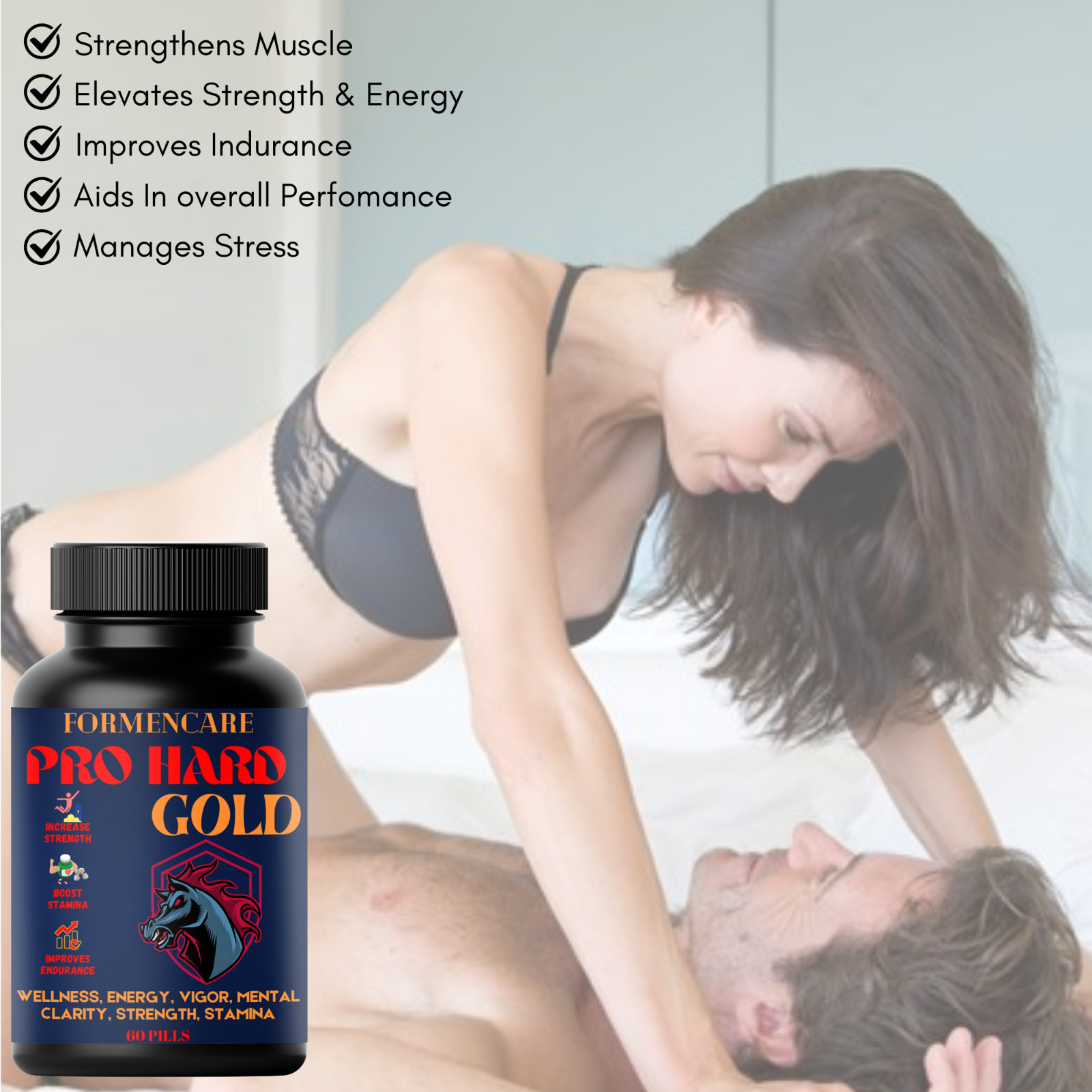 Erect-Man Extreme Potency Male Enhancement Pill! Last up to 3 Days! – 60 Pills !