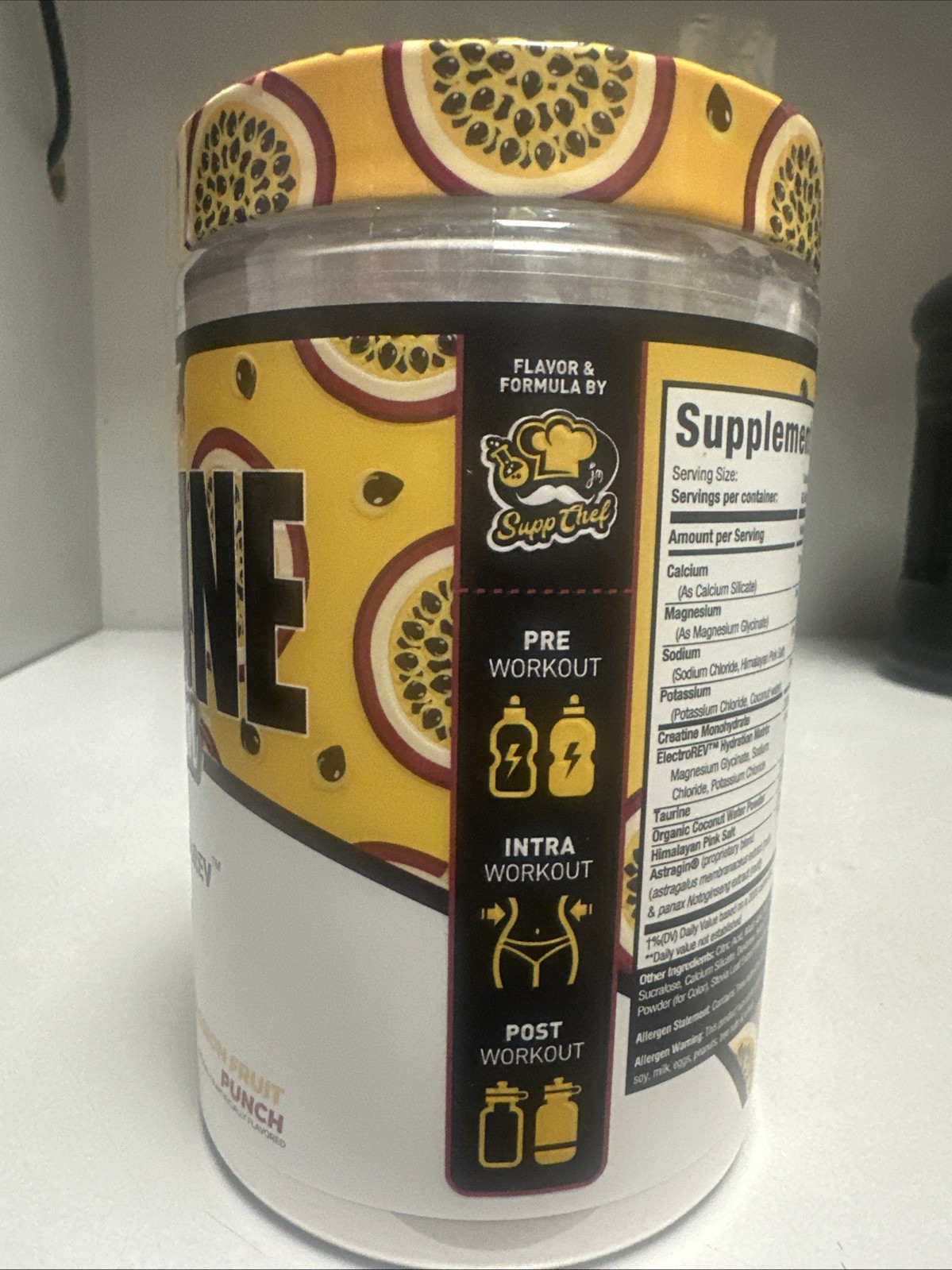 Musclesport Creatine + Hydration, Passion Fruit Punch, 10.58 oz Exp 09/2026