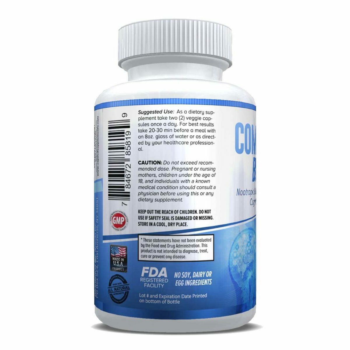 CompleteBrain Nootropic – Achieve Mental Dominance – 2 Pack