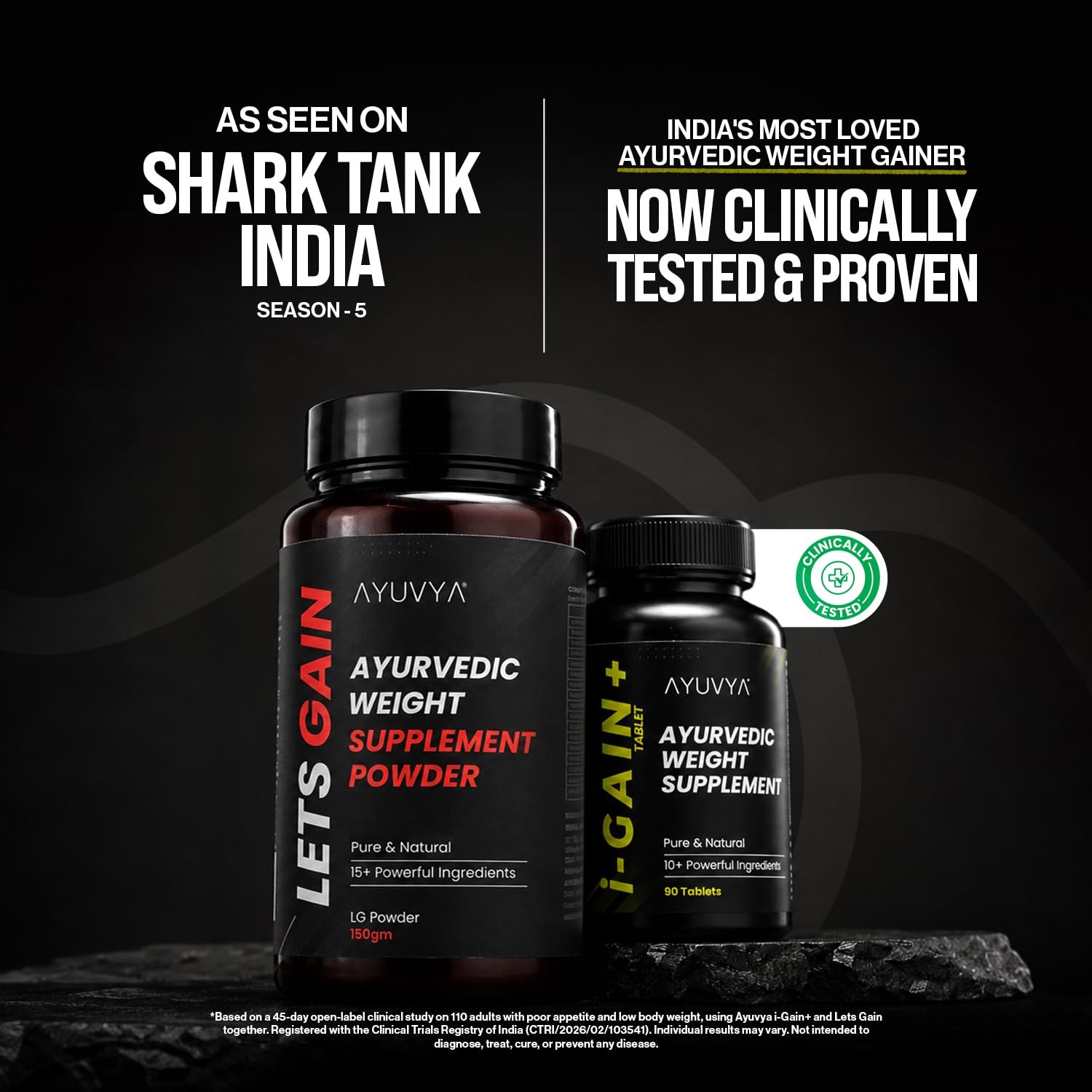 Ayuvya i-Gain+ Weight Gain Support Combo Appetite Booster