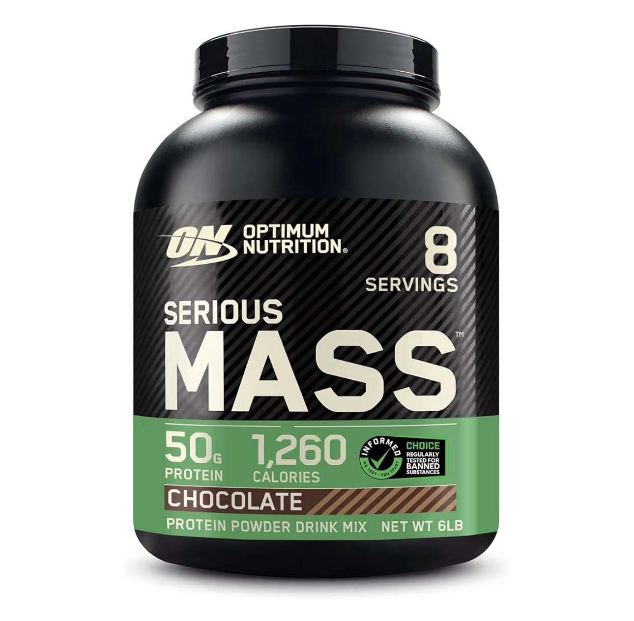 Optimum Nutrition Serious Mass High Protein Weight Gain Chocolate, 6LB, BB: 5/26