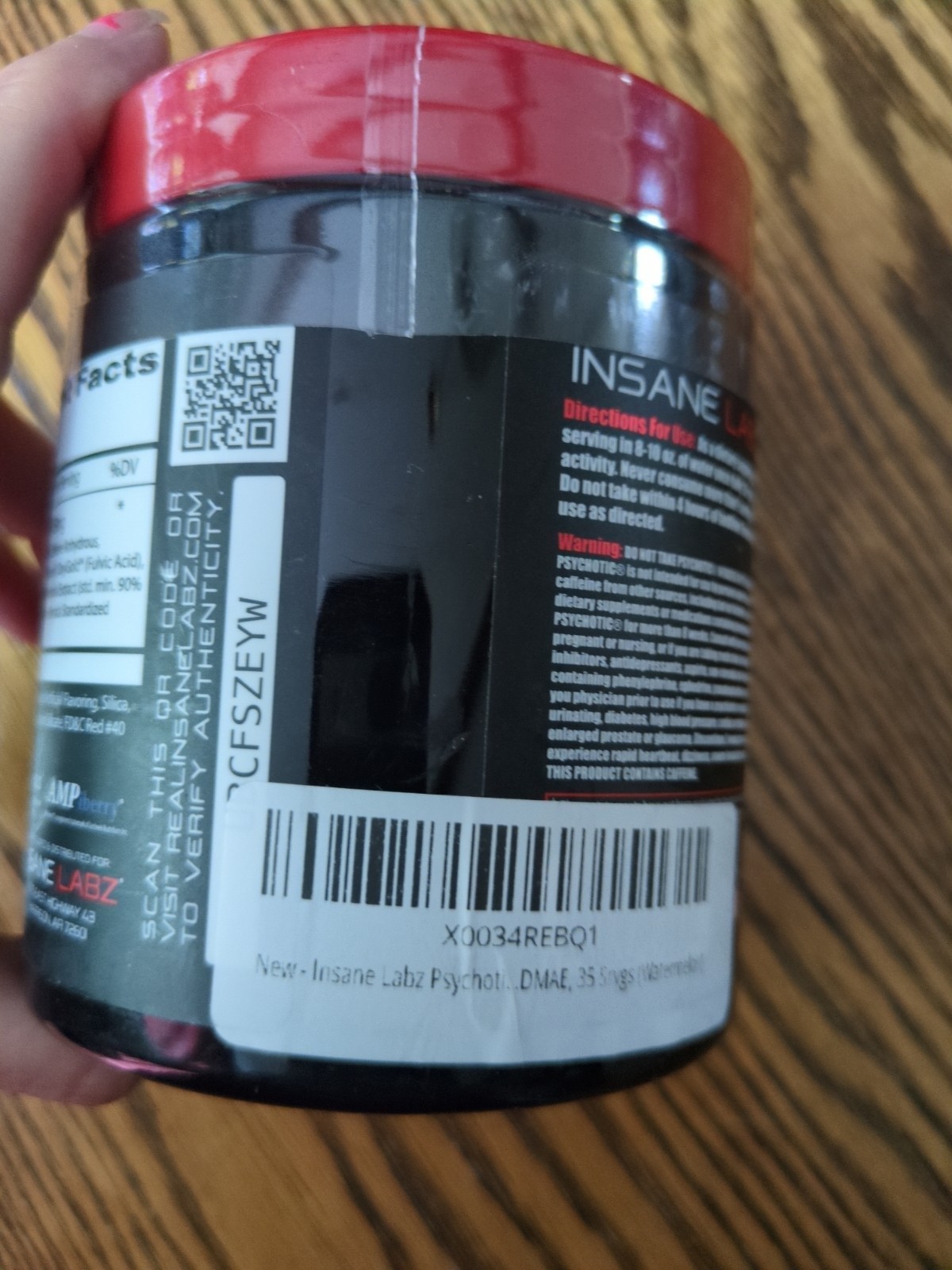 Psychotic Pre Workout Watermelon 35 Servings Extreme Energy 9/27