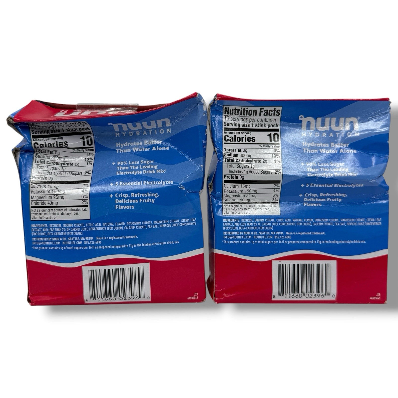 Nuun Sport Electrolyte Powder Strawberry Kiwi 32 Pack EXP 5/27 READ Damaged