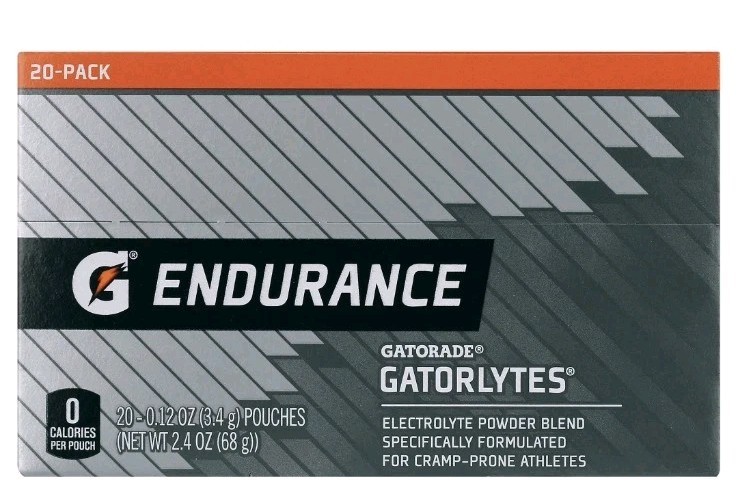 Gatorade Endurance Gatorlytes 20 Pouches….exp 09/27