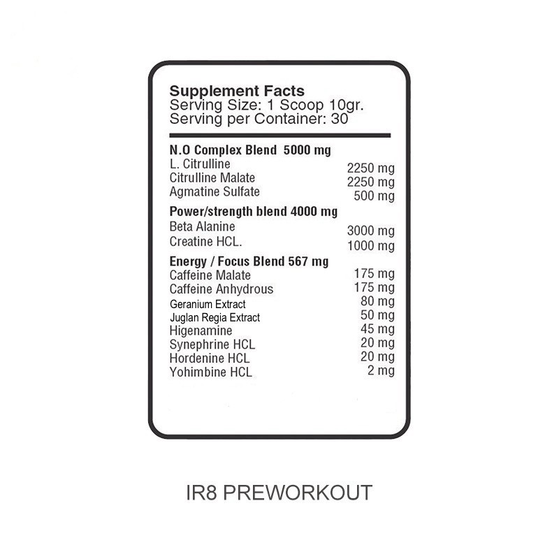 High Stim Extreme Pre-Workout New