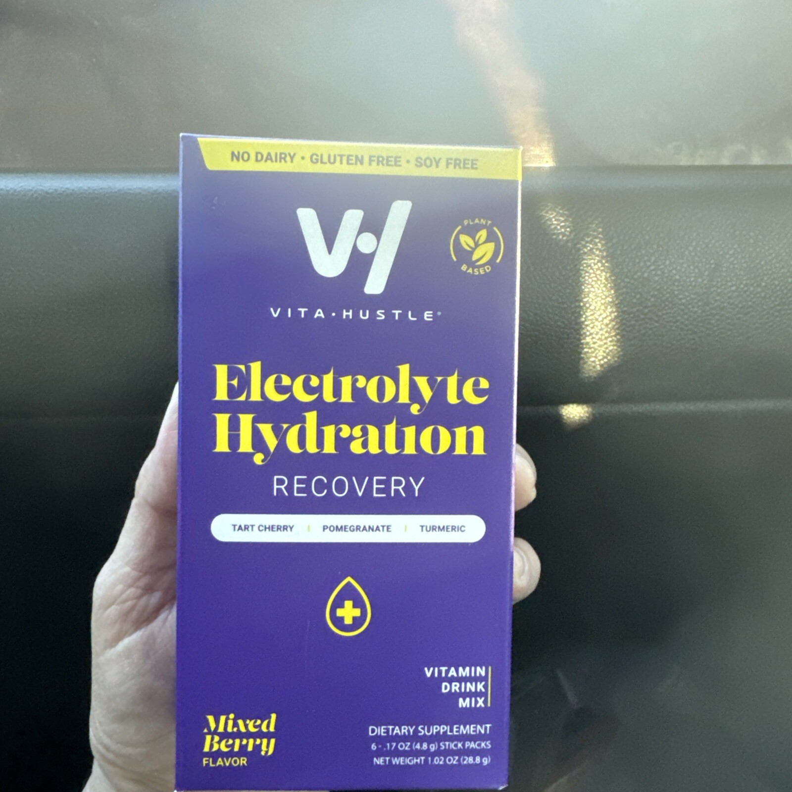 Vita Hustle Electrolyte Hydration Recovery Mixed Berry 6ct FREE SHIPPING! 04/25