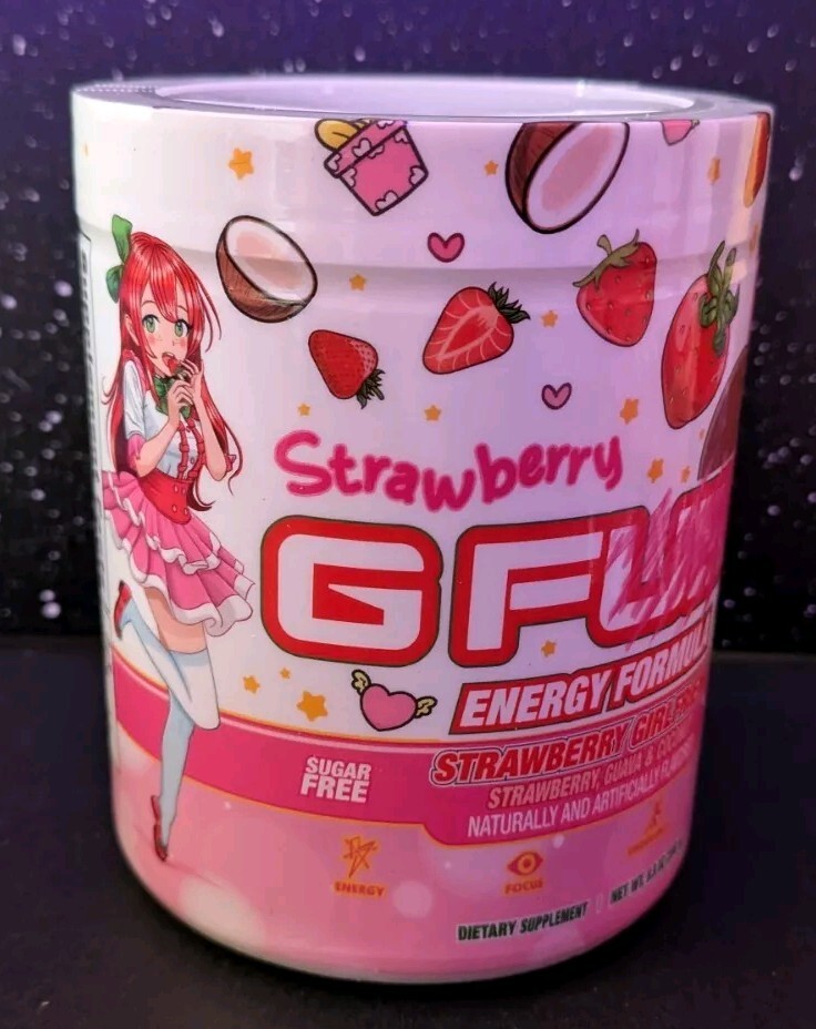 G FUEL Strawberry Girlfriend Collector’s Box || Brand New w/ Sticker