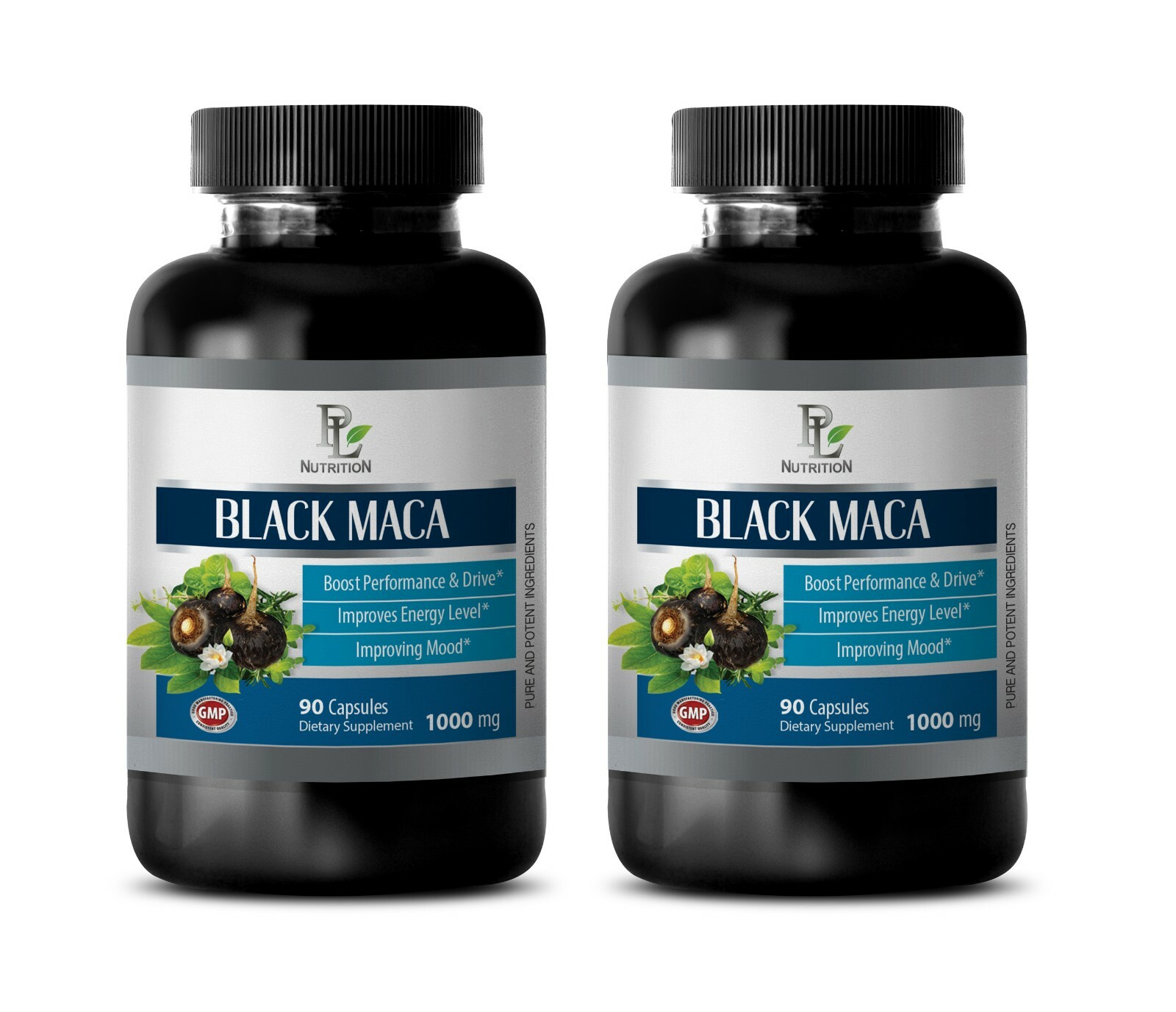 neuro boost brain – BLACK MACA – energy boost capsules for elderly 2 BOTTLE