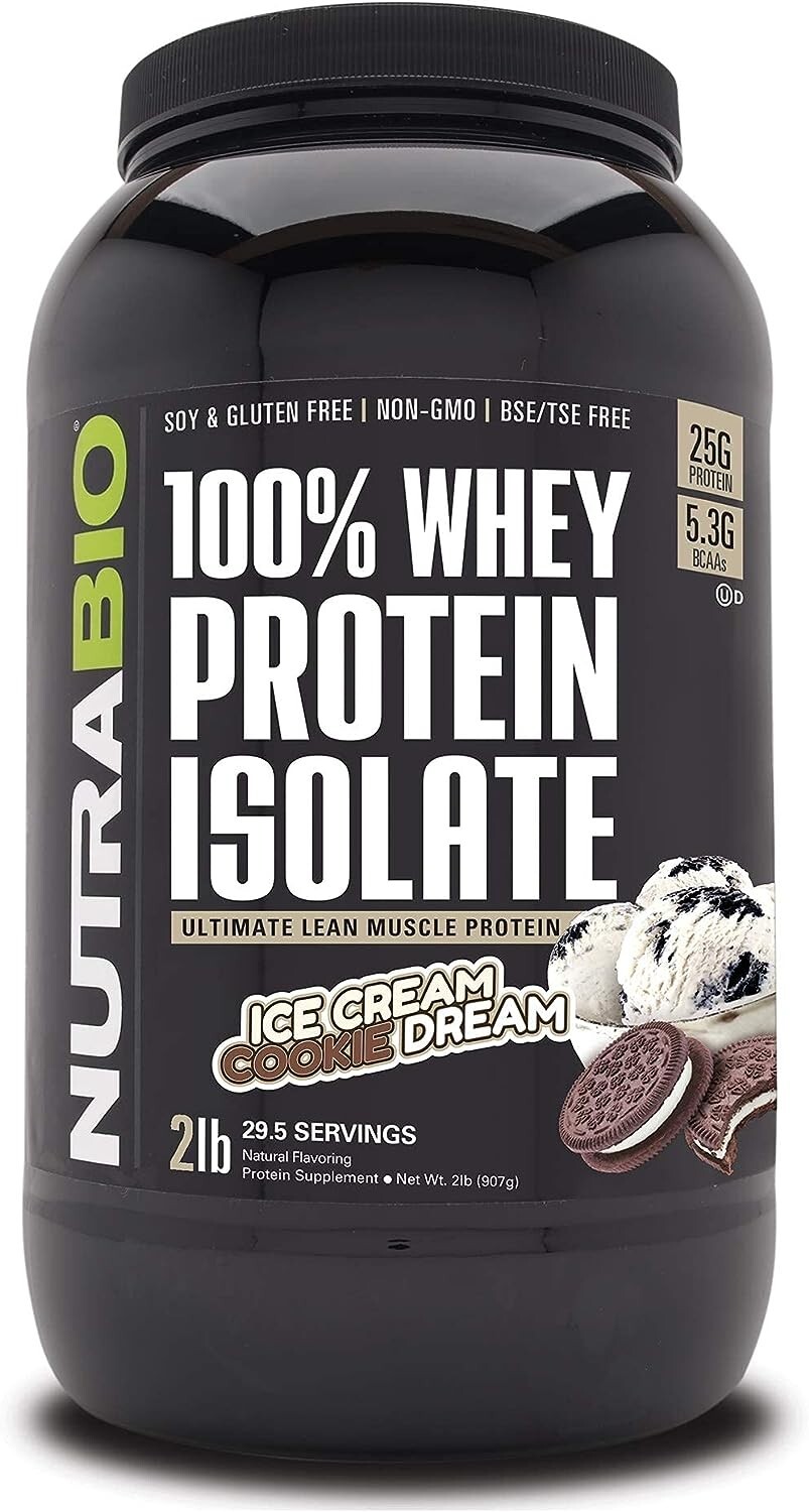 Premium Whey Protein Isolate – Ideal for Weight Loss – Cookies and Cream, 2