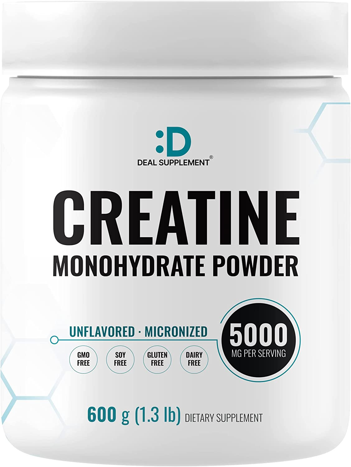 Creatina Monohidratada Monohidrato En Polvo 1.3 Lbs Disolución Fácil 100% Pura