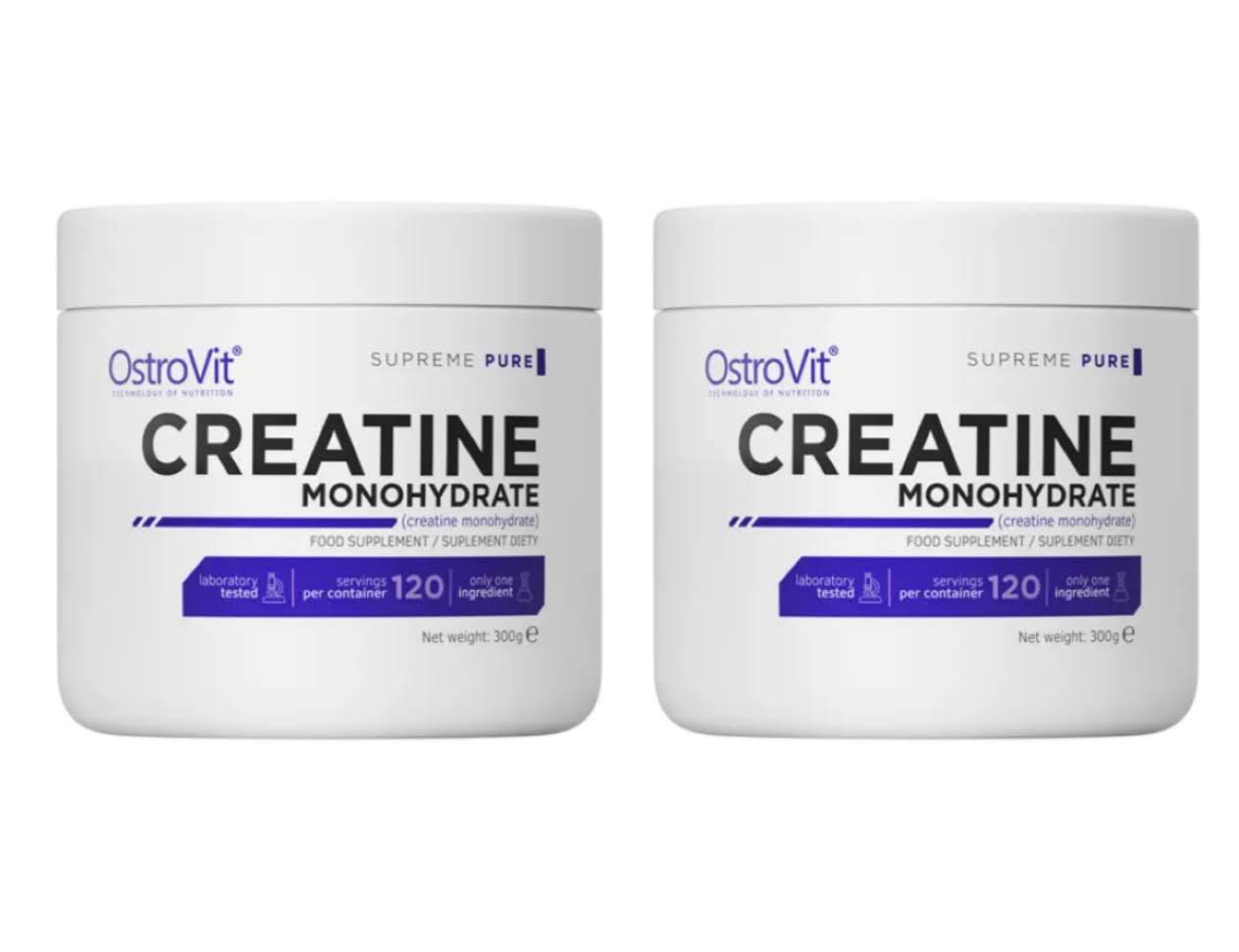 OstroVit Creatine Monohydrate 2 x 300g natural flavor