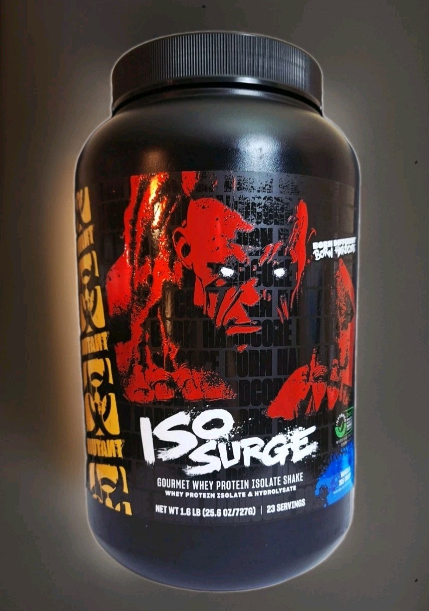 Mutant ISO Surge Gourmet Whey Isolate, Vanilla Ice Cream🍦23 Servings, 01/2028✨️