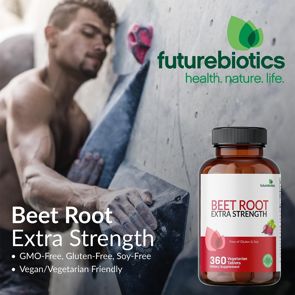 Futurebiotics Beet Root Extra Strength, Non-GMO, 360 360 Count (Pack of 1)