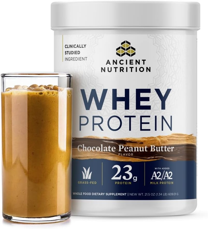 Grass Fed Whey Protein Vanilla Bean A2/A2 Milk Protein Collagen Peptides