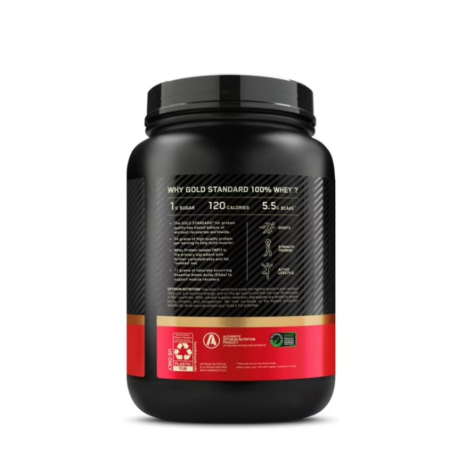 2 Pack Optimum Nutrition Gold Standard Whey Protein Double Rich Chocolate 1.5 lb