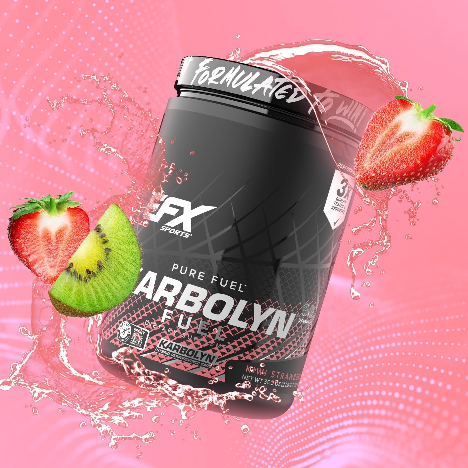 EFX Sports Karbolyn Fuel | FastAbsorbing Carbohydrate Powder | Carb Load, Sus…