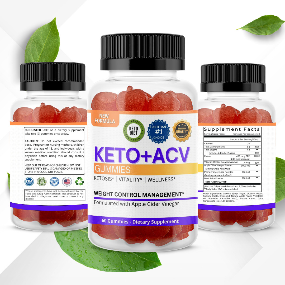 Keto+ACV Gummies – Keto Apple Cider Vinegar Gummies