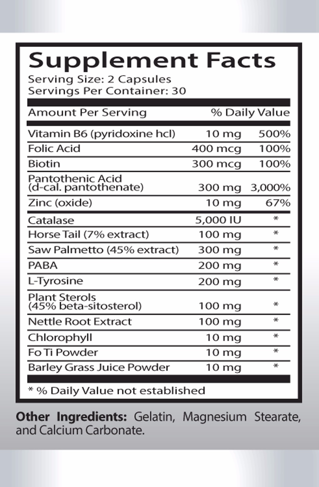 Anti-aging – KOREAN GINSENG – ANTI GRAY HAIR COMBO – saw palmetto supplements