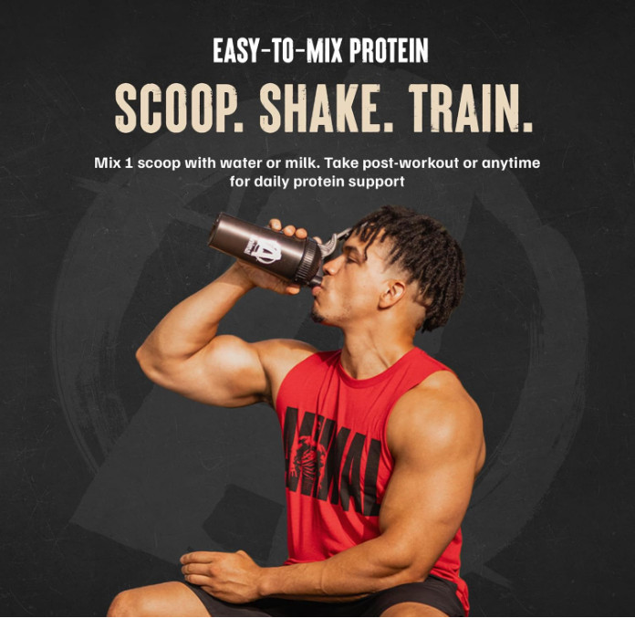 Animal 100% Whey Protein Powder, Chocolate, 4 lb, Low Sugar Formula