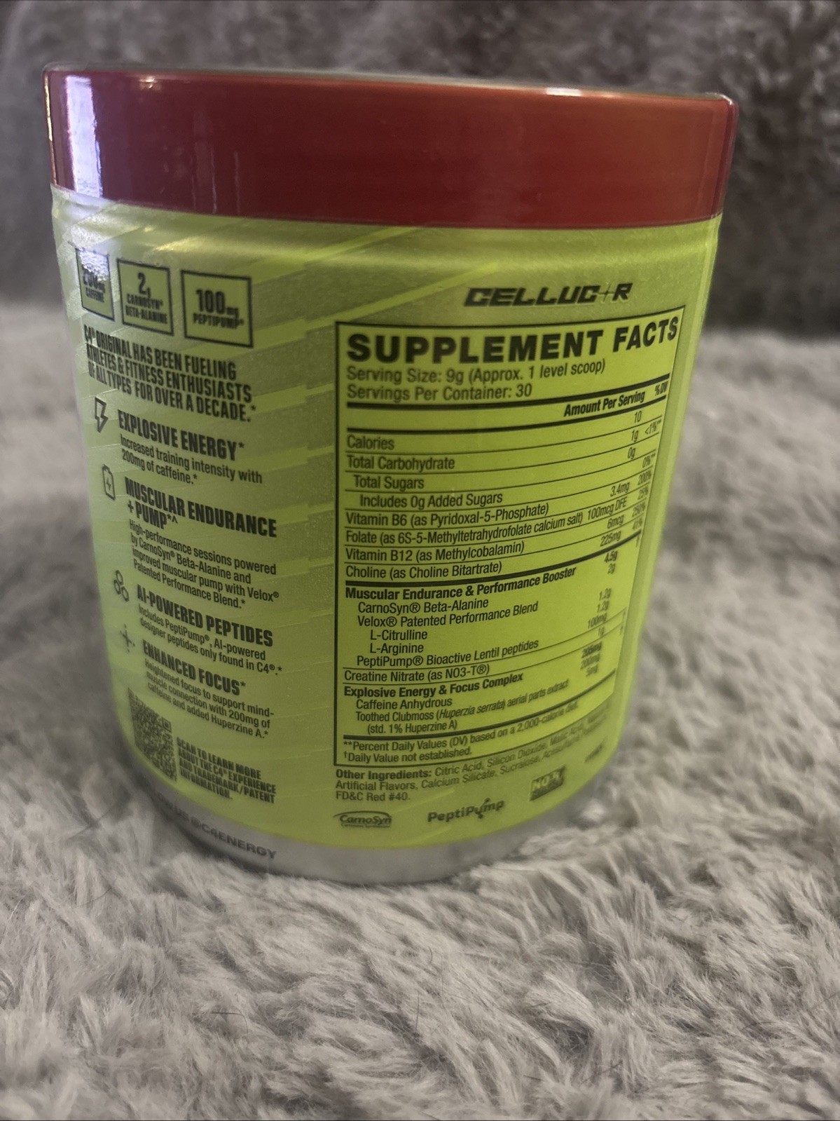 Cellucor C4 Original Pre Workout Powder, 30 Servings – Hawaiian Punch, Exp 05/26