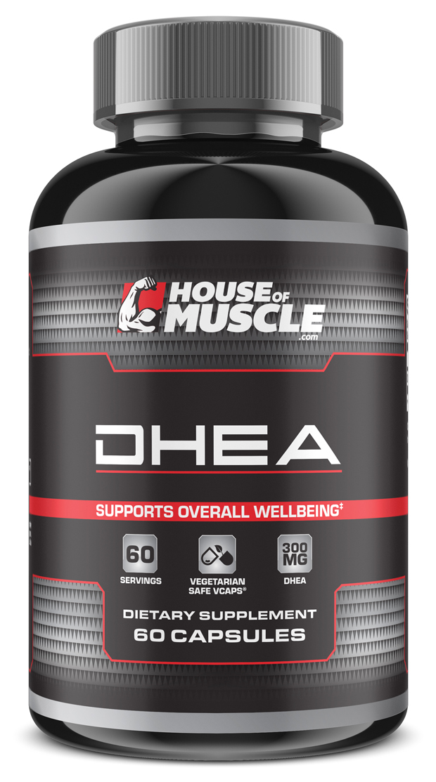 House Of Muscle DHEA – 300mg per capsule, 60 capsules – Most Potent DHEA