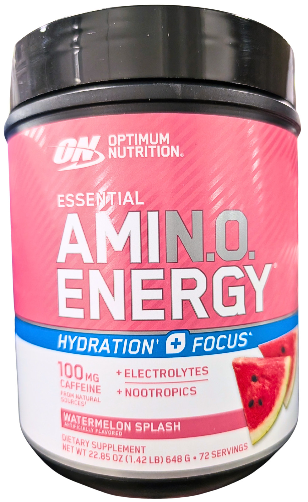 Optimum Nutrition Amino Energy + Focus Pre-Workout Watermelon 1.42 Lbs EXP 11/27