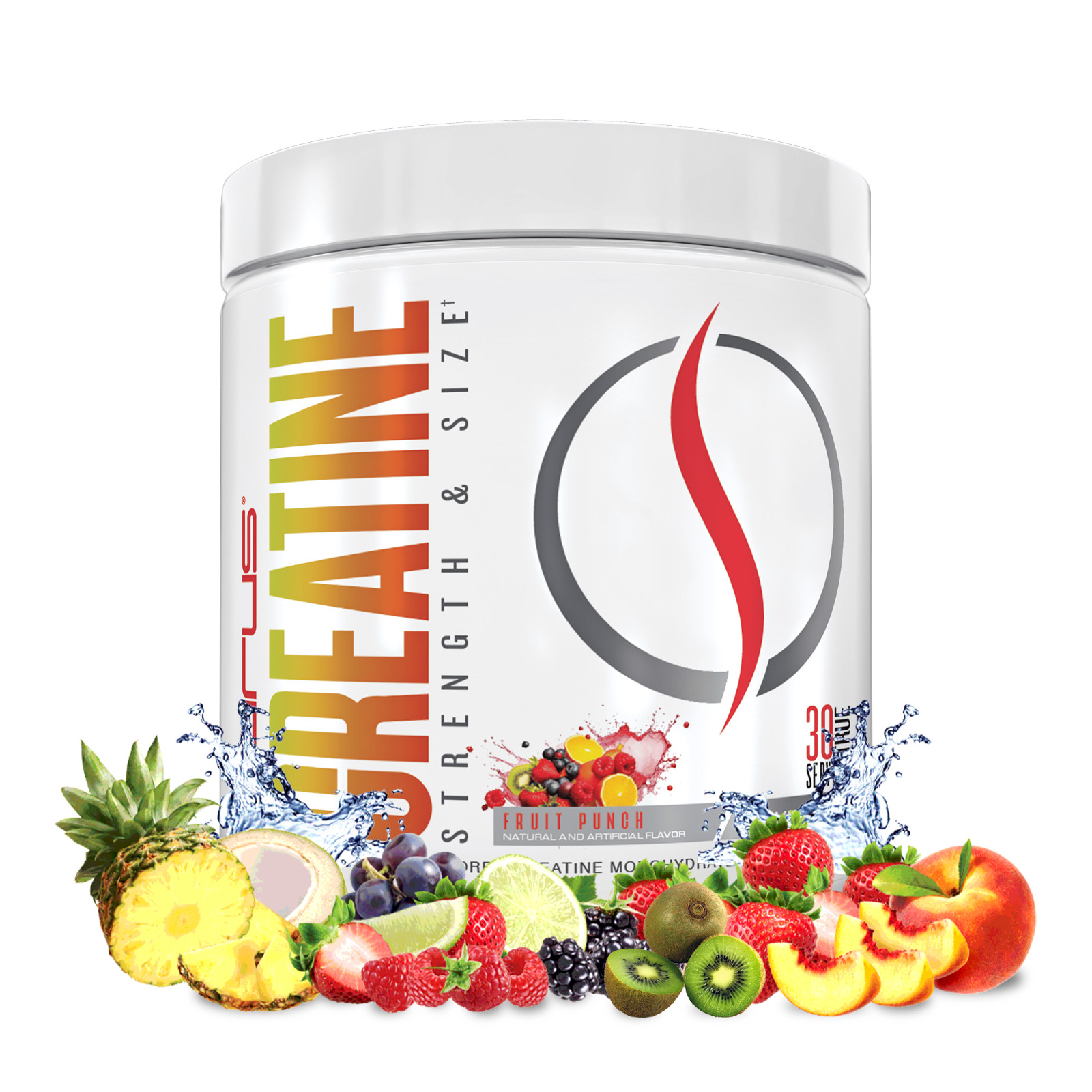 Flavored Creatine Monohydrate Powder by Purus Labs: Boost Power & Strength 30srv