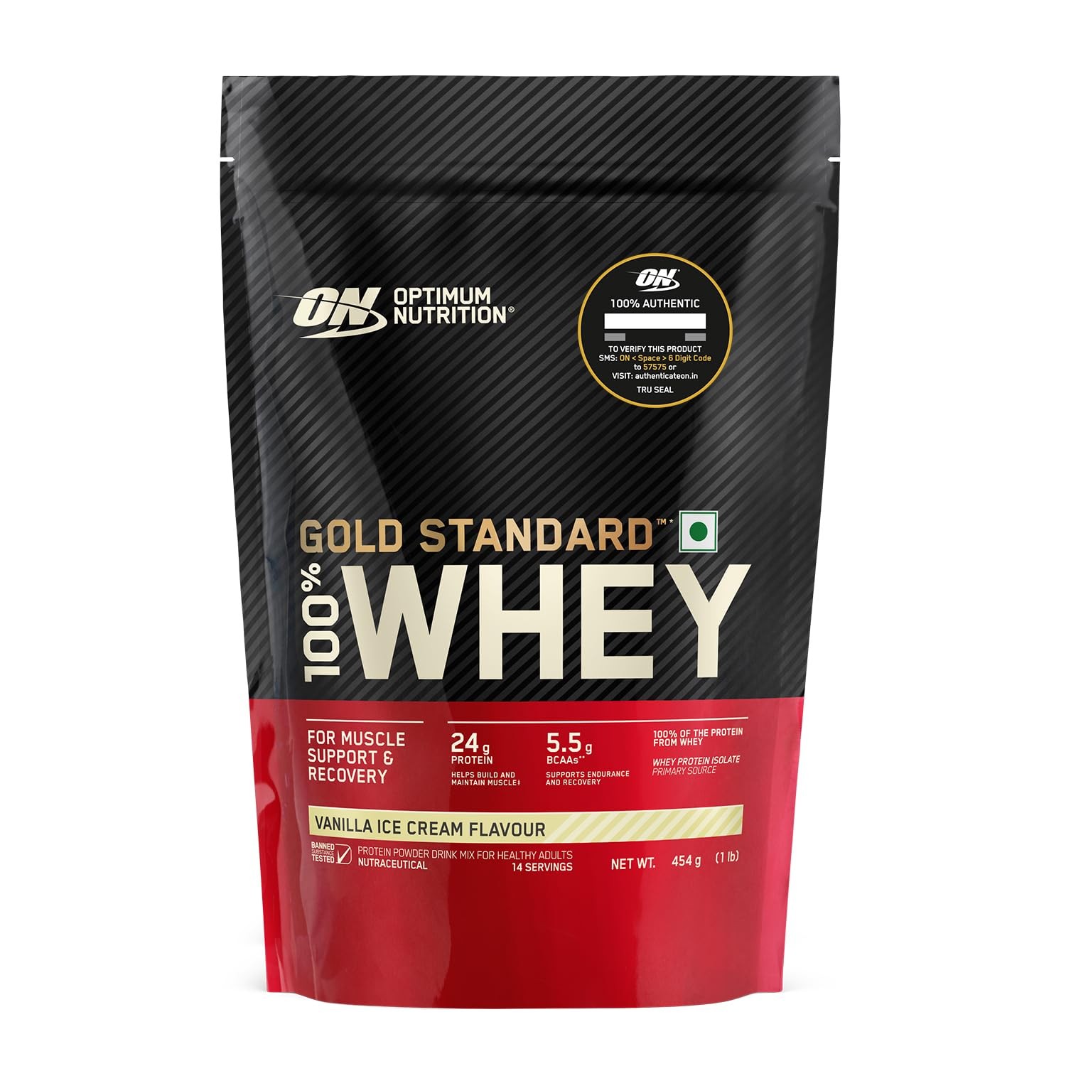Optimum Nutrition Gold Standard Whey Vanilla 454g