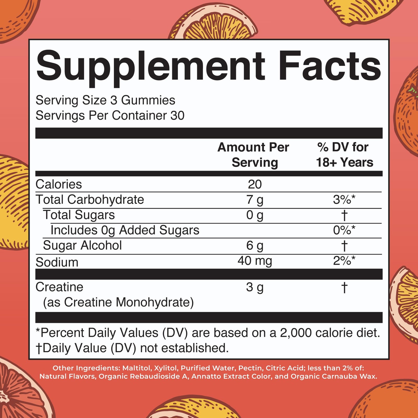 Creatine Gummies | Creatine Monohydrate Gummies | 3g Creatine Per Serving | C…