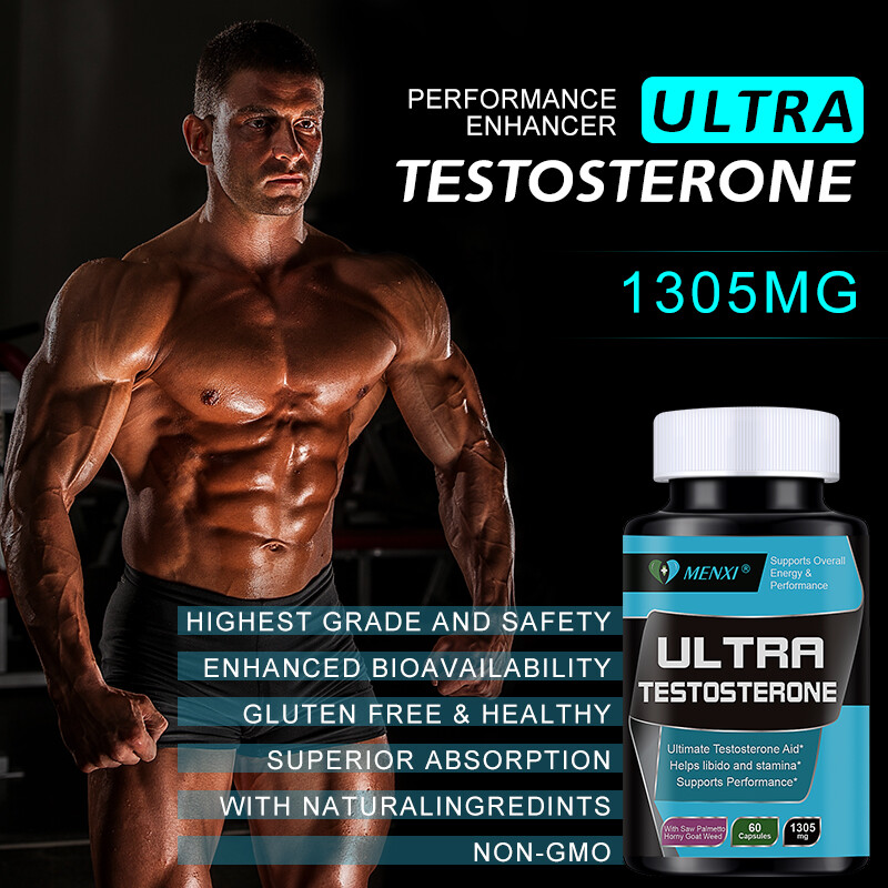 #1 Testosterone Booster, Male Enhancement Muscle Strength & Growth Boost Energy