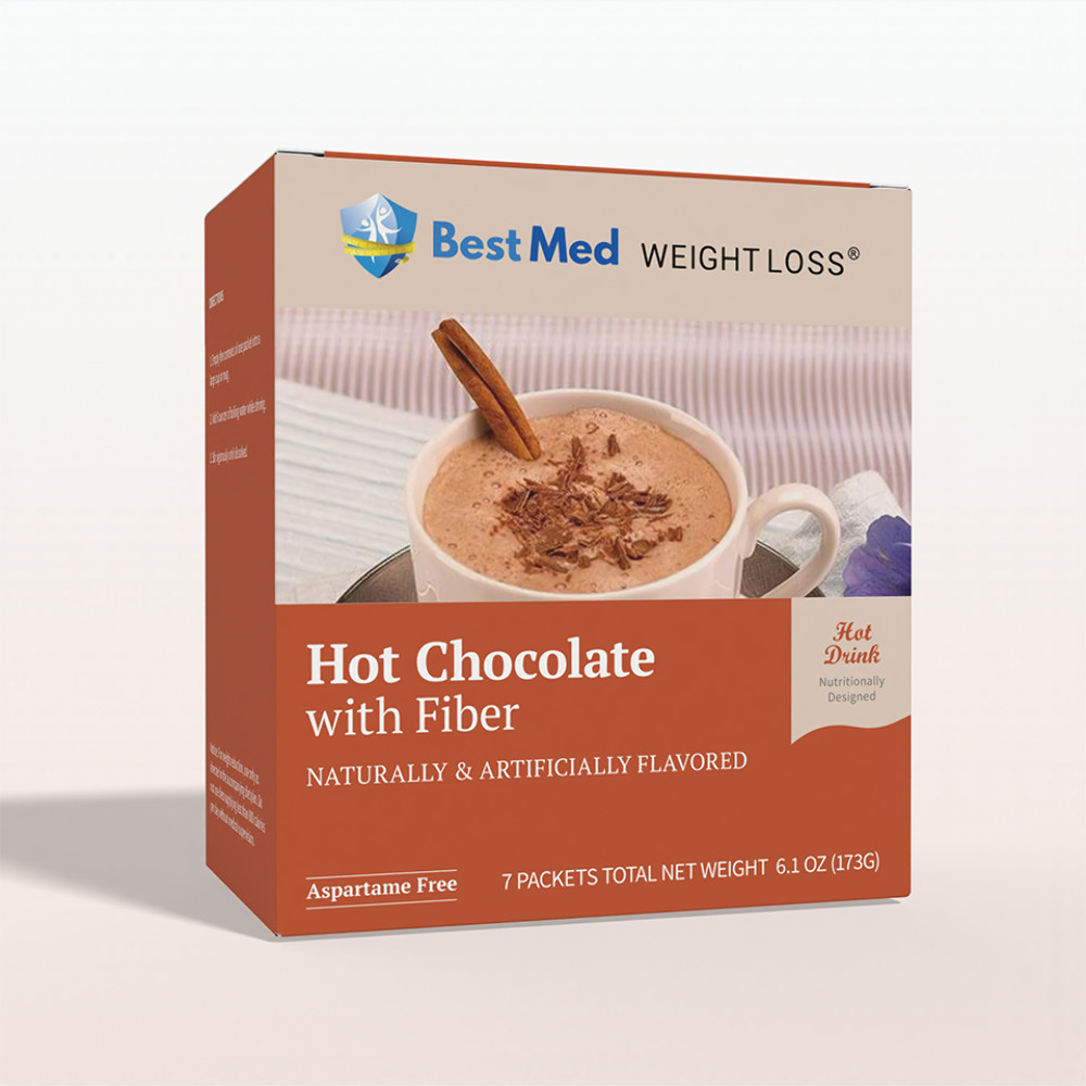 BestMed – Hot Chocolate with Fiber | Ideal Protein Alternative | Low Cal 7/ct