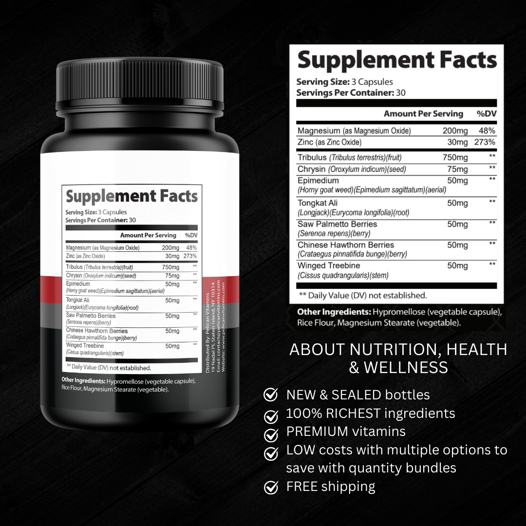 Eronex- Bodybuilding & Men’s Health Support- 90 Capsules