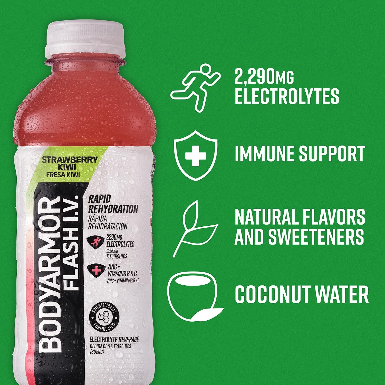 Refreshing Strawberry Kiwi Electrolyte Drink – Perfect for Post Workout Recovery