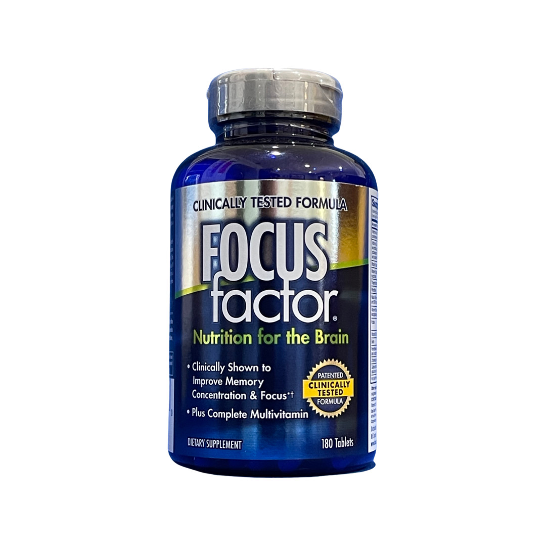 FOCUS Factor Brain Nutrition for the Brain. 180 Tablets